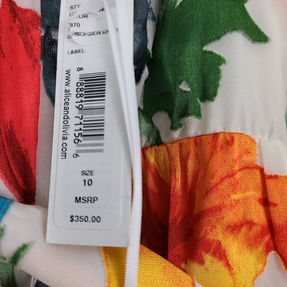 Alice + Olivia Susana Dress NWT Size 10 - Picture 2 of 4